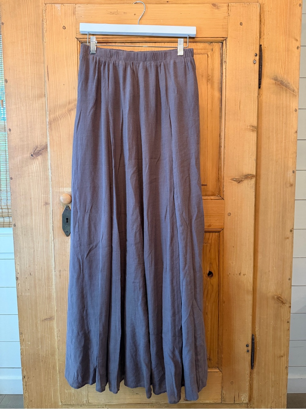 Womens Maxi Skirt in Dusty Lavender
